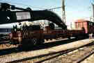 Wagon porte flèche de la grue Cockerill 85 t de Toulouse