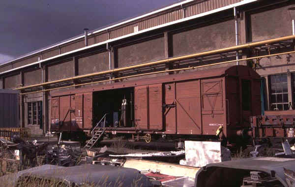 Wagon atelier pour grue Caillard de Hausbergen