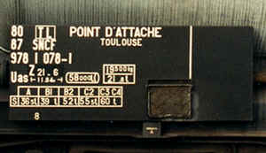 Marquage citerne de train dsherbeur