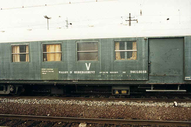 Voiture d'hbergemenet pour train dsherbeur